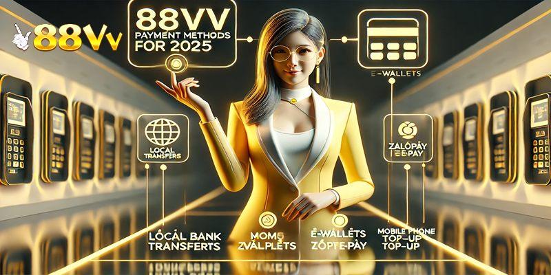 3 phương thức nạp tiền 88Vv phổ biến nhất năm 2025 cho người chơi
