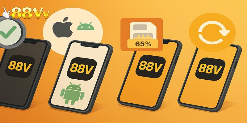 Mẹo tải app 88VV nhanh chóng và hiệu quả trên mọi thiết bị